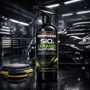 GRAPHONEX SIO2 CERAMIC QUICK SPRAY, spray de revêtement céramique nano 500 ml pour voitures, pour une brillance ultime et une protection longue durée - Product Image 2