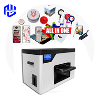 Impresora UV A3 A4 para Pequeñas Empresas, Impresora Plana Personal con CCD, Mini Impresora UV DTF Eufymake con Textura 3D y Laminador para Pegatinas