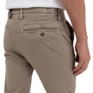 Custom Small MOQ Summer Classic Office Button Zipper Men's Chino Long <b>Pants</b> Trousers Chinos Casual Men <b>Pants</b> From BD - Product Image 6