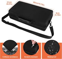 Support de boîte de rangement de remplacement pour batterie Dewalt 20V et étui de transport avec séparateurs détachables (sac uniquement)