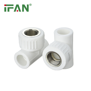 Chine Usine <span class=keywords><strong>En</strong></span> Gros 20MM Haute Qualité raccords de <span class=keywords><strong>Plomberie</strong></span> noms de raccords de tuyauterie PPR 25mm 32mm <span class=keywords><strong>Té</strong></span> Femelle - Product Image 1