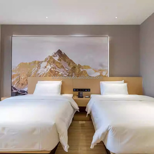 Juegos de Muebles para Dormitorio de Hotel a Precios Competitivos: Estructura de Cama de Madera con Mesitas de Noche, Cabecero, Mueble para TV, Sofás, Sillas y Mesa Auxiliar - Product Image 4