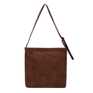 Borsa a tracolla Vintage <span class=keywords><strong>Chic</strong></span> <span class=keywords><strong>Casual</strong></span> da <span class=keywords><strong>donna</strong></span> tinta unita in velluto a coste Boho borsa da viaggio per Shopping Eco Friendly personalizzata all'ingrosso - Product Image 1