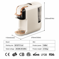 Machine à café expresso à capsules pour usage domestique, hôtelier et commercial