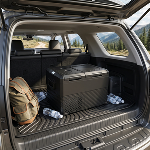 Refrigerador Portátil de Doble Puerta GCSOAR ED 35/45/55L con DC12V/24V para Auto y Camioneta, Ideal para Camping CN/GUA - Product Image 3