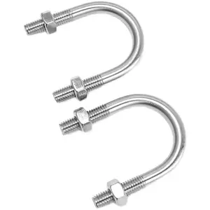 High tensile stainless steel 304 316 marine Square U Type Bolt with Nuts
