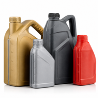 Machine de moulage par extrusion-soufflage à haut rendement pour bouteilles d'huile moteur HDPE de 4L à 5L, ligne d'emballage de lubrifiants automobiles