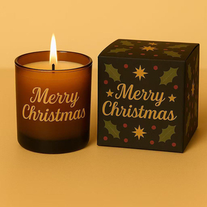 Luxury customized soy wax <b>candles</b> <b>gift</b> pack scented <b>candle</b> <b>set</b> with Logo and box 3.5oz glass <b>candles</b> for home decor xmas wedding - Product Image 1