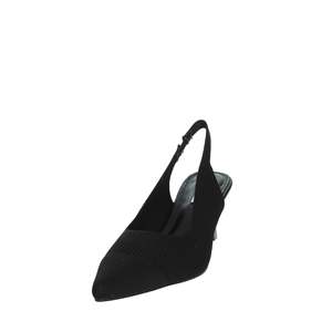Keys Donna Slingback K-10770 Beige Nero Heeled <b>Sandals</b> - Product Image 6