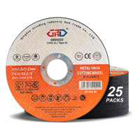 GRD Chine 115mm 4.5 pouces Disque de coupe en métal Disque de meuleuse d'angle Disque de coupe en fer Outils abrasifs Disques de coupe en métal