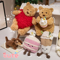 Stok Siap Grosir Boneka Hewan Lucu Super Lembut Isi Kapas PP Hadiah Ulang Tahun untuk Anak-anak Dekorasi Bantal Lempar Pernikahan