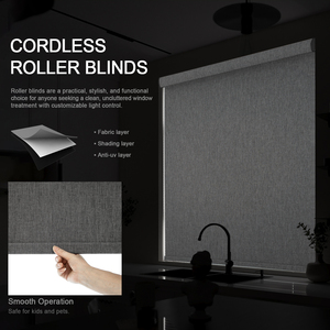 ظلال عالية الجودة لاسلكية ستائر دوارة آلية مقاومة للماء ، حجم مخصص بمحرك - Product Image 3