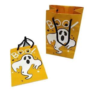 Custom Restaurant Paper Bags With Reinforced Handles Durable And Reliable For Delivery Paper Merchandise Bags