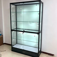 Vitrines à bijoux en verre de haute qualité vendues directement par l'usine, présentoirs durables pour téléphones portables sur mesure pour magasins