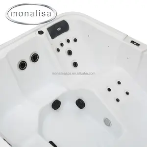 特殊独立式六人Monalisa便携式按摩浴缸户外水疗热水浴缸