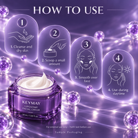 Crème Visage Anti-rides Raffermissante Hydratante en Profondeur au Bakuchiol Liposomique et Céramide, Marque Blanche, Végane, OEM ODM, Soins de la Peau