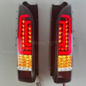 ไฟท้ายรถยนต์แบบ LED สำหรับ Toyota HIACE 200 Series ปี 2005-2018 พร้อมไฟวิ่งกลางวันแบบ LED กันน้ำ ชุดแต่งตัวถังรถ - Product Image 5