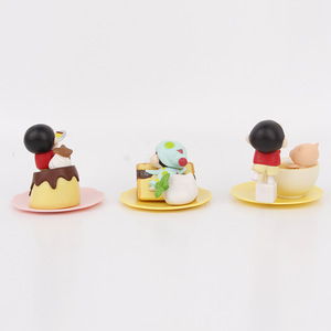 Nuevos Productos, 6 Crayones de Postre para el Té de la Tarde, Pequeños, Nuevos, Muñeco de Nohara Shinnosuke, Modelo de Pastel, Decoración de Huevo Sorpresa - Product Image 2