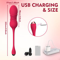 Vibrierendes Liebeskugel-Ei mit Kabelloser Fernbedienung, 3-Frequenz-Vibration, Masturbator für Frauen, Sexspielzeug