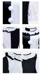 Combinaison de cosplay de clown Terrifier, costume Zentai effrayant et sanglant, tenue de fête de carnaval, costumes fantaisie unisexe en textile - Product Image 5