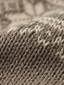 Cardigans pour hommes de qualité fantastique, géométriques, entièrement zippés, 85% acrylique, 15% laine RWS, 7GG, tricotés - Product Image 4