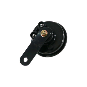 Wenle Factory Direct Sale Snail Car <strong>Horn</strong> Low Frequency <strong>Klaxon</strong> BLACK Iron 76mm L34030Hz 105-118dB Universal Car Speaker - Product Image 6