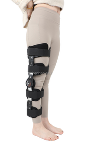 La terapia riabilitativa del produttore del tutore fisso dell'articolazione del ginocchio regolabile fornisce attrezzatura protettiva legamento ginocchiera inferiore agli arti - Product Image 2