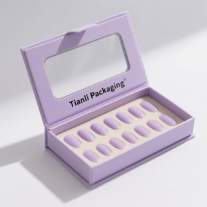 Tùy Chỉnh Sang Trọng Đầy Màu Sắc Matte Kết Thúc Từ Đóng Cửa Hộp Mỹ Phẩm Nail Polish Hộp Quà Tặng Hộp Cứng Với Bọt Chèn - Product Image 2