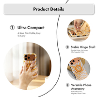 Support magnétique Prosub pour accessoires de téléphone, en aluminium vierge, pliable 2D/3D, pour impression personnalisée sur bureau – Vente en gros