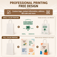 Ensemble d'emballages personnalisés pour café - Sac en papier kraft et gobelet à café jetable avec impression de logo