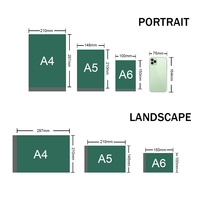Support de signalétique de bureau en acrylique personnalisé A4 A5, présentoir transparent 8,5*11 pouces, support de signalétique en acrylique pour bureau, magasin, cadre de certificat