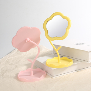 <span class=keywords><strong>Espejo</strong></span> <span class=keywords><strong>de</strong></span> Maquillaje con Diseño <span class=keywords><strong>de</strong></span> Tulipán y Base <span class=keywords><strong>de</strong></span> Almacenamiento, <span class=keywords><strong>Espejo</strong></span> <span class=keywords><strong>de</strong></span> Vanidad Creativo para Escritorio, <span class=keywords><strong>Espejo</strong></span> Cosmético para Dormitorio - Product Image 5