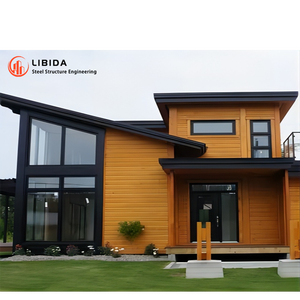 Rumah kontainer prefabrikasi bangunan taman struktur baja Modern unit kantor rumah studio prefab - Product Image 1