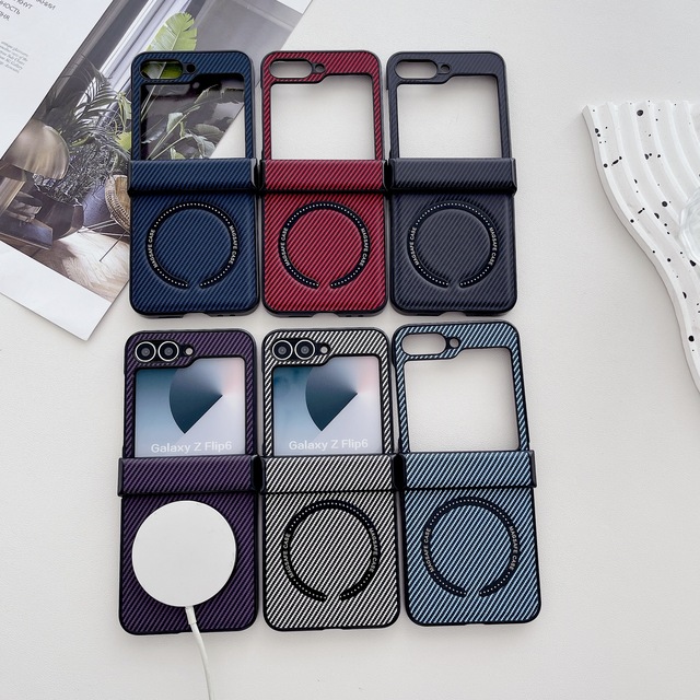 Factory Direct Price Magnetic Wireless Charging Luxury Waterproof Foldable Mobile Phone Case for for Flip 3 4 5 6 Full