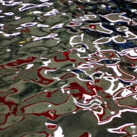 Machine à gaufrer les plaques en acier inoxydable martelé ondulation de l'eau décorative pour plafond panneau mural