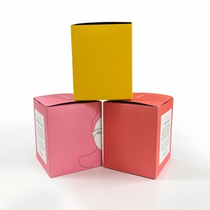 Sinh Thái Thân Thiện Nghệ Thuật Giấy Gói Gấp Hộp Với Sóng Chèn Xà Phòng Giấy Sáng Tạo Bao Bì Nến Hộp - Product Image 1