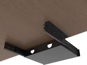 Yerden Tasarruf Sağlar, Çeşitli Alanlara Uygundur, Hızlı Kurulum, Sessiz Kaydırma Tekerleği, Masa Altında Gizlenebilir Çekmeceli Dolap - Product Image 5