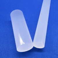 Barres acryliques transparentes et colorées, barres de diffusion de lumière blanc laiteux