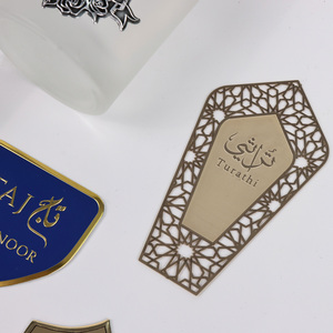 High Brightness Special Cut Metal Plates Custom Spin Grain Aluminum <b>Labels</b> for Computer Peripheral Branding - Product Image 3