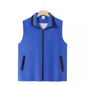 เสื้อกั๊กสะท้อนแสงแบบมีซิป กระเป๋าแบบคอมโพสิต สำหรับทุกเพศ ฤดูใบไม้ร่วง ขนกระต่ายบางๆ เสื้อผ้าเพื่อความปลอดภัย - Product Image 4