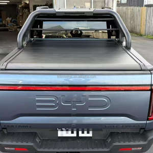 Nueva Cubierta de Caja Triton para D-MAX <span class=keywords><strong>Hilux</strong></span> F150 Tacoma 5 pies, Cubierta Enrollable Retráctil de Aleación de Aluminio - Product Image 5