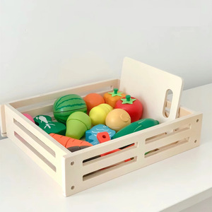 Juguetes de cocina infantiles de madera para frutas y verduras para 1-3-5 años-Kekele - Product Image 4