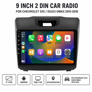 วิทยุติดรถยนต์สำหรับ Chevrolet S10 Isuzu DMAX ปี 2015 2016 2017 2018 ระบบ Android 2 DIN หน้า<span class=keywords><strong>จอ</strong></span>สัมผัส <span class=keywords><strong>9</strong></span> <span class=keywords><strong>น</strong></span>ิ้ว พร้อมระบบนำทาง GPS และเครื่องเล่นมัลติมีเ<span class=keywords><strong>ด</strong></span>ีย - Product Image 1