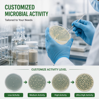 Mezcla de Levaduras para Mejorar el Sabor, Aspergillus Oryzae, Alta Tolerancia a la Sal, Salsa de Soja Moromi, Miso, 10 Mil Millones de UFC/g, Óptimo 28-38°C