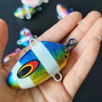 100g 150g 200g 250g 300g Jig de pêche en eau salée pour la pêche au thon, type couteau vertical lourd, tout bleu, pour lancer lent