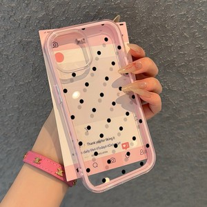 Kẹo màu Polka Dots trường hợp điện thoại cho Iphone 17 Pro Max 16 13 11 15 14 12 17 không khí 17Promax mềm TPU trong suốt funda Bìa - Product Image 3
