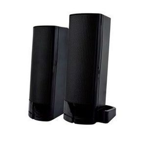 Computer Speaker Set Black 2.0 <b>Stereo</b> Desktop Audio <b>System</b> For Pc Laptop - Product Image 3