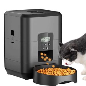 2L <strong>Automatic</strong> Smart <strong>Cat</strong> <strong>Feeder</strong> with Camera Night Vision 2.4G WiFi Modern Design Solid Pattern Plastic Material LCD Display - Product Image 1