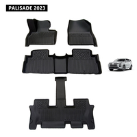 Tapis de sol de voiture 3D en TPE écologiques avec antidérapant pour PALISADE 2023 Vente directe du fabricant