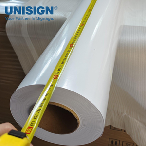 <span class=keywords><strong>Vinilo</strong></span> Adhesivo de PVC para Impresión con Solvente, Material para Etiquetas Promocionales y Publicitarias, 120gsm, Pegamento Fuerte, Autoadhesivo - Product Image 1